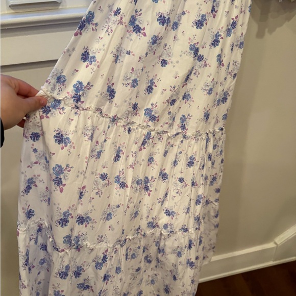 NWT LoveShackFancy x Target Gemma in White Floral Puff-Sleeve Maxi Dress XS - Picture 10 of 16